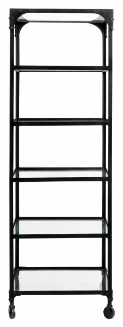 Nordal Balance Reol M. Hjul - Sort