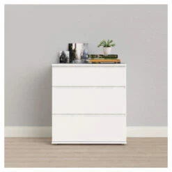 Nova Kommode - Hvit - 83,7x76,8 -Oppbevaringsmøbler Salg 2024 nova kommode hvid m3 skuffer kommoder TV04520 2 91cc