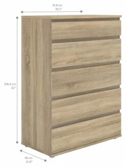 Nova Kommode - Lys Tre - 106,6x76,8 -Oppbevaringsmøbler Salg 2024 nova kommode lystrae kommoder TV04528 7 f63b