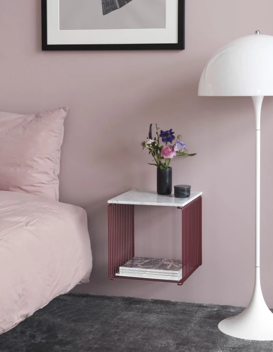 Panton Wire Top Panel, D: 38, Hvid Marmor - Bilde 4