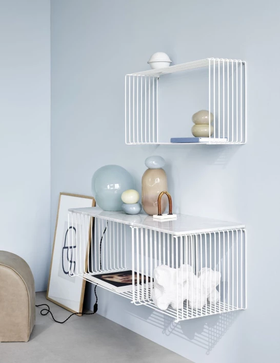 Panton Wire Trådreol Extend, D: 20 - Snow - Bilde 2