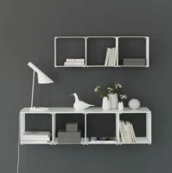 Panton Wire Trådreol Single, D20, Snow -Oppbevaringsmøbler Salg 2024 panton wire traadreol single d20 snow reoler MT00053 4 9a27