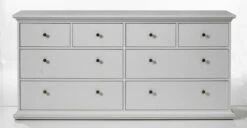 Paris Kommode - 86,9x183,4 -Oppbevaringsmøbler Salg 2024 paris kommode hvid m8 skuffer kommoder TV00337 3 b88e