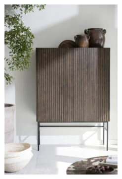 Front -Oppbevaringsmøbler Salg 2024 rowico home halifax skab brun eg RW02536 2 4a07