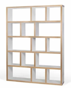 Temahome - Berlin Reol - Hvit - 198x150 -Oppbevaringsmøbler Salg 2024 temahome berlin reol hvid 150x198 reoler TE00146 3 4a83