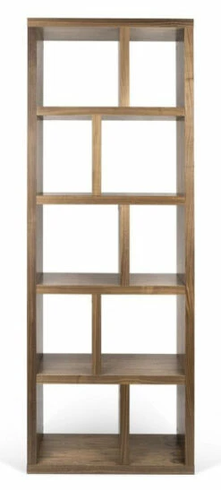 Temahome - Berlin Reol - Valnøtt - 198x70 -Oppbevaringsmøbler Salg 2024 temahome berlin reol valnoed 70x198 reoler TE00358 1 32b1