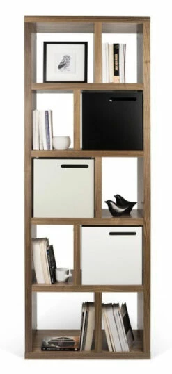 Temahome - Berlin Reol - Valnøtt - 198x70