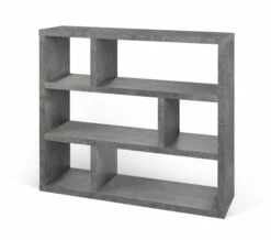 Temahome Dublin Reol - Mørk Betongrå, 105x120 -Oppbevaringsmøbler Salg 2024 temahome dublin reol moerk betongraa 105x120 reoler TE00676 2 de00