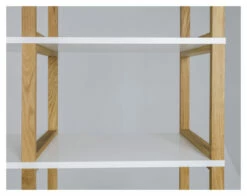 TENZO - Art Reol 3x3, Hvit, Eik -Oppbevaringsmøbler Salg 2024 tenzo art reol 3x3 hvid eg reoler TZ00233 3 ae03