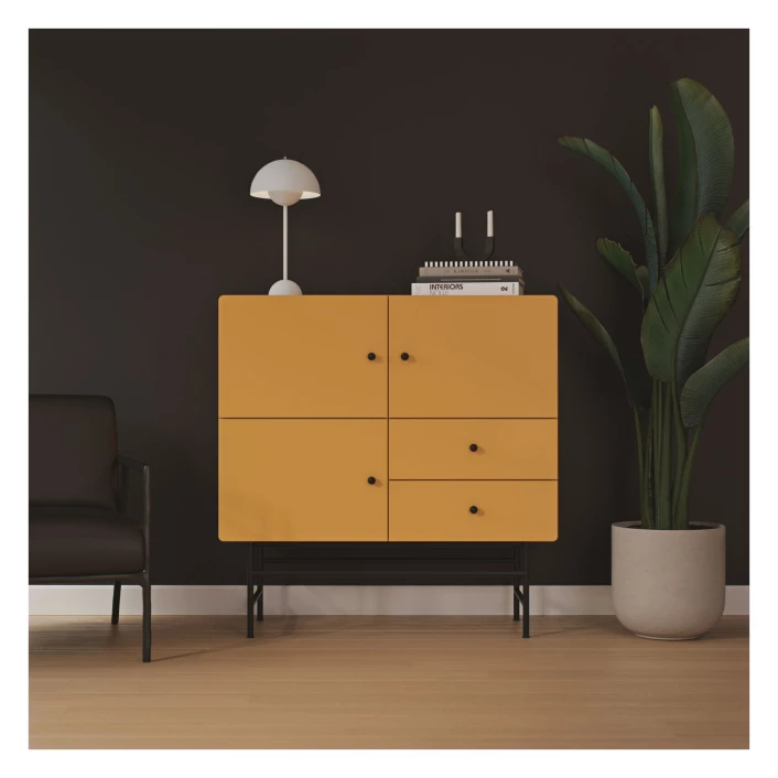 COCKTAIL Skap - Mustard 4 COCKTAIL Skap - Mustard - Bilde 2