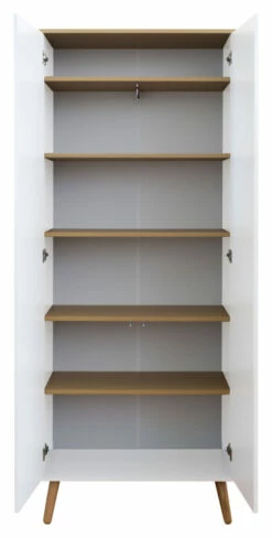 TENZO - Dot Garderobeskap, Eik, Hvit -Oppbevaringsmøbler Salg 2024 tenzo dot garderobeskab eg hvid garderobeskabe TZ00332 3 c399