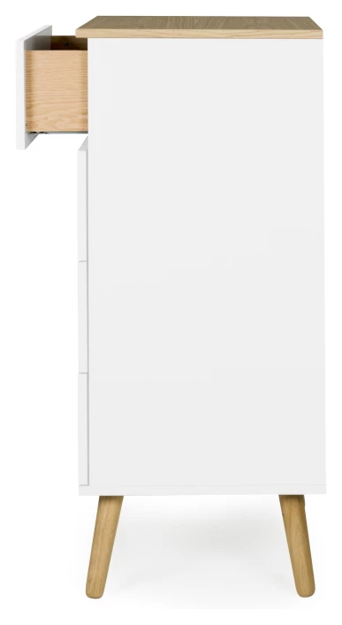 Dot Kommode 55x43 - Hvit/eik 8 Dot Kommode 55x43 - Hvit/eik - Bilde 6