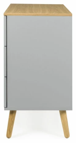 Dot Kommode 90x43 - Grå/eik -Oppbevaringsmøbler Salg 2024 tenzo dot kommode 90x43 graaeg TZ00739 3 bb30