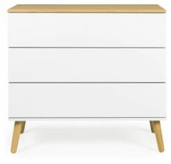 Dot Kommode 90x43 - Hvit/eik