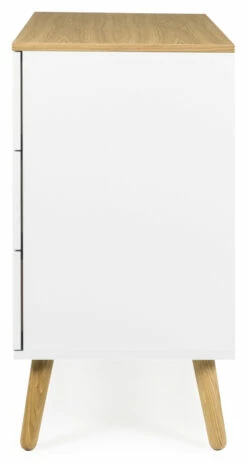 Dot Kommode 90x43 - Hvit/eik -Oppbevaringsmøbler Salg 2024 tenzo dot kommode 90x43 hvideg TZ00738 3 f9e5