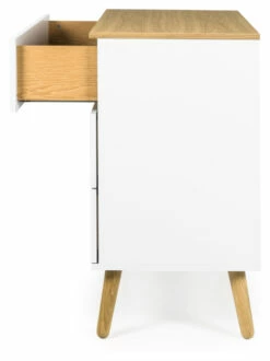 Dot Kommode 90x43 - Hvit/eik -Oppbevaringsmøbler Salg 2024 tenzo dot kommode 90x43 hvideg TZ00738 6 fff3