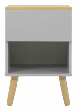 DOT Nattbord - Eik/Grå