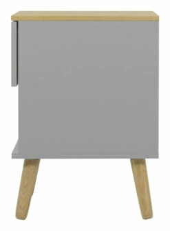 DOT Nattbord - Eik/Grå -Oppbevaringsmøbler Salg 2024 tenzo dot sengebord eggraa sengebord TZ00706 3 b507