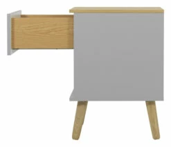 DOT Nattbord - Eik/Grå -Oppbevaringsmøbler Salg 2024 tenzo dot sengebord eggraa sengebord TZ00706 6 8725