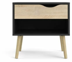 Delta Nattbord M. Skuffe - Eikelook/Matt Sort 13 Delta Nattbord M. Skuffe - Eikelook/Matt Sort -Oppbevaringsmøbler Salg 2024 tvilum delta sengebord m skuffe egelookmat sort sengebord TV05195 1 6d12