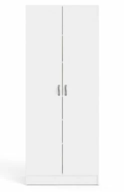 Garderobeskap M. 2 Dører - Hvit