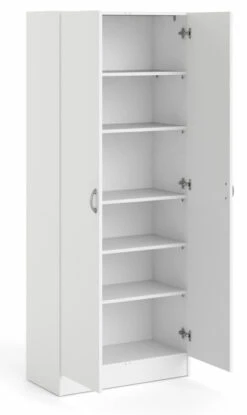 Garderobeskap M. 2 Dører - Hvit 10 Garderobeskap M. 2 Dører - Hvit -Oppbevaringsmøbler Salg 2024 tvilum garderobeskab m 2 laager hvid TV05353 5 1b22