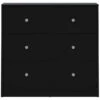 May Kommode - Svart -Oppbevaringsmøbler Salg 2024 tvilum may kommode sort m3 skuffer kommode TV03341 1 9482