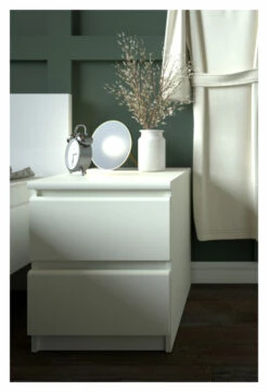 Naia Sengebord - Hvit Ask -Oppbevaringsmøbler Salg 2024 tvilum naia sengebord hvid ask sengebord TV04642 2 c105