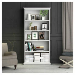 Paris Reol -Oppbevaringsmøbler Salg 2024 tvilum paris bogreol hvid bogreol TV01941 2 c1b2