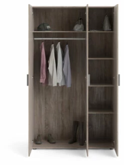 Pepe Garderobeskap M. 3 Dører - Trøffel -Oppbevaringsmøbler Salg 2024 tvilum pepe garderobeskab m 3 laager troeffel TV05347 3 e60b