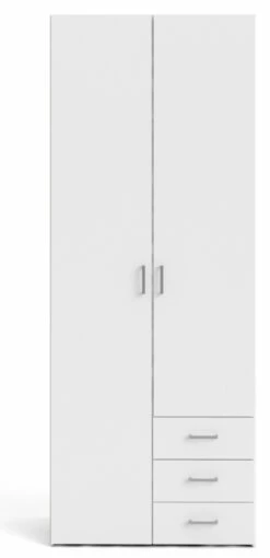 Space Garderobeskap - Hvit -Oppbevaringsmøbler Salg 2024 tvilum space garderobeskab hvid garderobeskab TV04553 1 165e