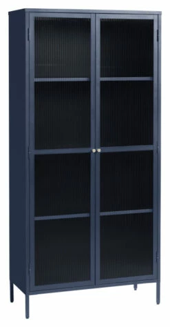 Bronco Skap H190 - Blå -Oppbevaringsmøbler Salg 2024 unique furnitures bronco skab h190 blaa UF00288 4 dcbb