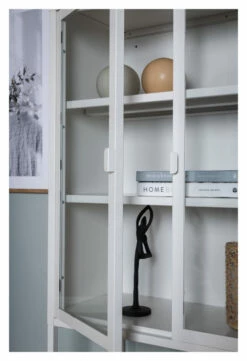 Misha Metall Bokskap, Hvit -Oppbevaringsmøbler Salg 2024 venture design misha metal bogkab hvid bogskabe VD00607 4 76fd