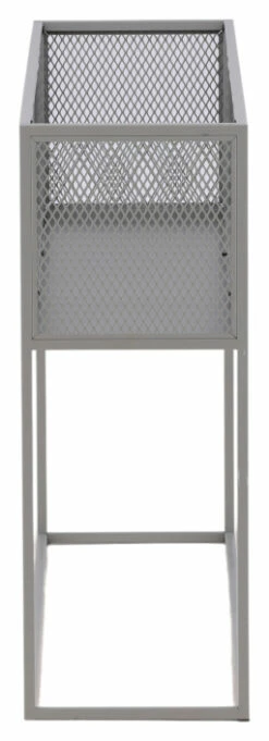 Netz Blomsterkasse - Lysegrå -Oppbevaringsmøbler Salg 2024 venture design netz blomsterkasse lysegraa VD02058 5 8c30