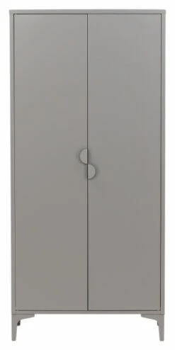 Piring Garderobeskap - Lysegrå