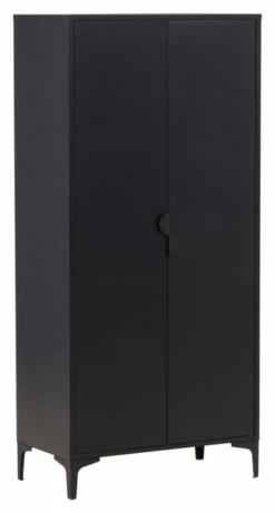 Piring Garderobeskap - Sort -Oppbevaringsmøbler Salg 2024 venture design piring garderobeskab sort VD02069 5 127c