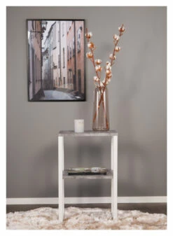 Rise Nattbord - Betong Look -Oppbevaringsmøbler Salg 2024 venture design rise sengebord beton look VD02231 3 71e3