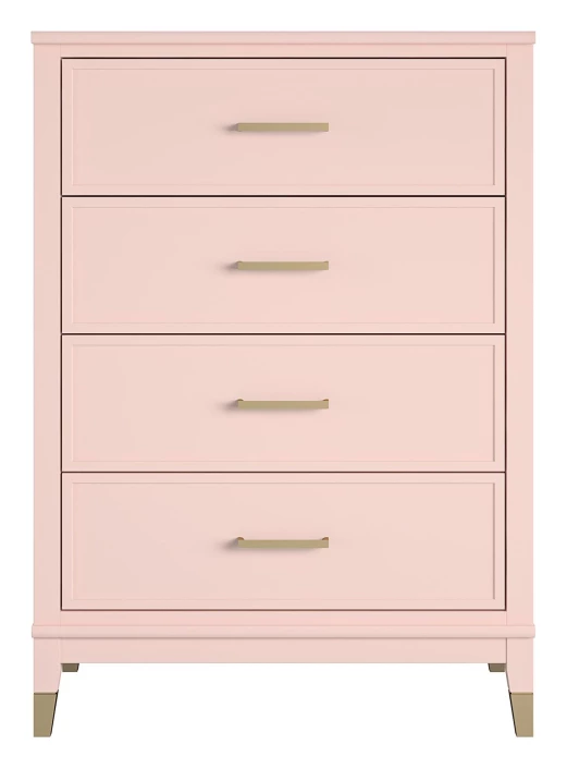 Westerleigh Kommode M. 4 Skuffer - Rosa 3 Westerleigh Kommode M. 4 Skuffer - Rosa