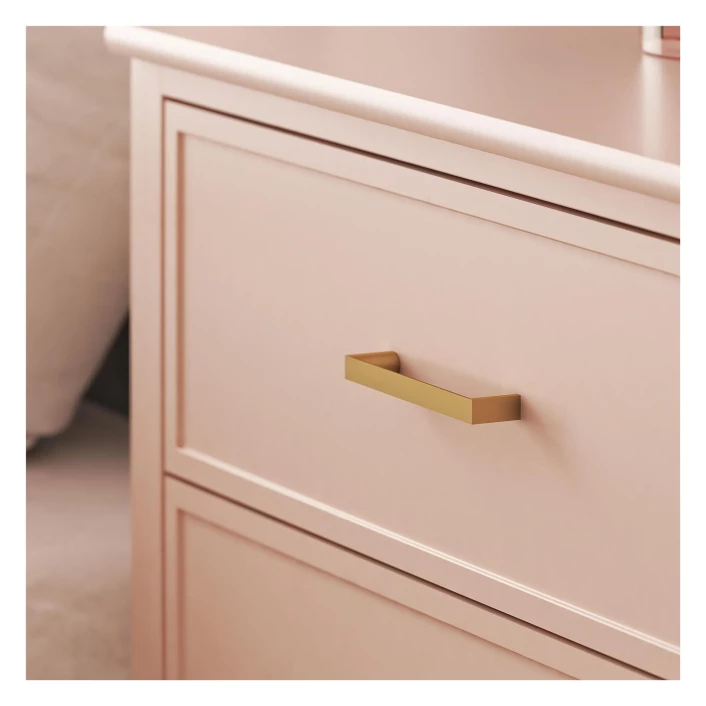 Westerleigh Kommode M. 4 Skuffer - Rosa 7 Westerleigh Kommode M. 4 Skuffer - Rosa - Bilde 5