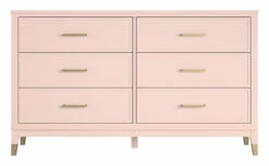 Westerleigh Kommode M. 6 Skuffer - Rosa