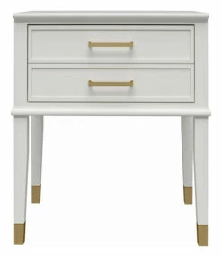 Westerleigh Nattbord - Hvit