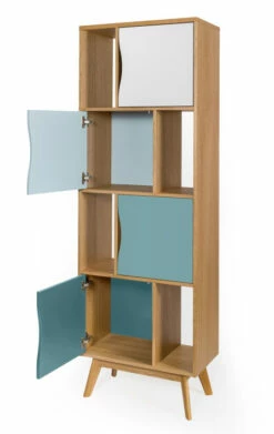 Woodman - Avon Reol H191 - Blå -Oppbevaringsmøbler Salg 2024 woodman avon reol h191 blaa reoler WM00194 3 890a