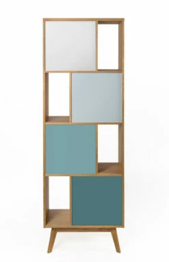 Woodman - Avon Reol H191 - Blå -Oppbevaringsmøbler Salg 2024 woodman avon reol h191 blaa reoler WM00194 6 53dd