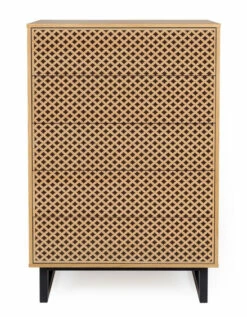 Woodman Camden Kommode - Eg/Diamond Print, 80x48