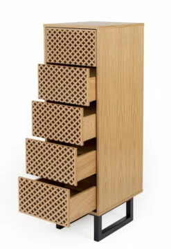 Woodman Camden Kommode - Eg/Diamond Print -Oppbevaringsmøbler Salg 2024 woodman camden kommode egdiamond print kommoder WM00236 3 8c37