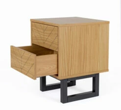 Woodman Camden Sengebord - Herringbone -Oppbevaringsmøbler Salg 2024 woodman camden sengebord herringbone sengeborde WM00230 5 15be