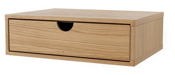 Woodman Farsta Vegghengt Nattbord - Lys Tre - Bilde 4