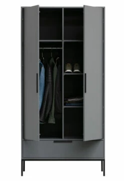 Woood Adam Garderobeskab - Grå -Oppbevaringsmøbler Salg 2024 woood adam garderobeskab graa garderobeskabe EE01333 4 5562