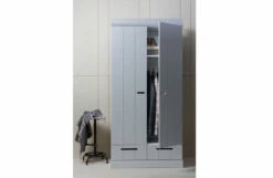 Woood - Connect Garderobeskap - Betong Grå -Oppbevaringsmøbler Salg 2024 woood connect garderobeskab betongraa garderobeskabe EE00433 5 4ffd