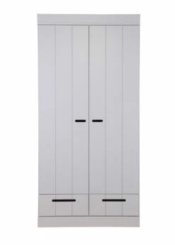 Woood - Connect Garderobeskap - Betong Grå -Oppbevaringsmøbler Salg 2024 woood connect garderobeskab betongraa garderobeskabe EE00433 9 43f3